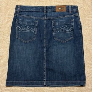 Izod Denim Skirt